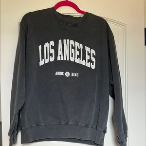 Anine Bing Men's Crewneck Sweater - Black